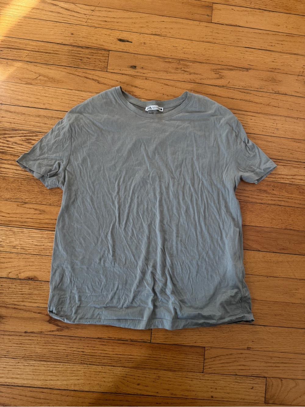 Zara sage t shirt